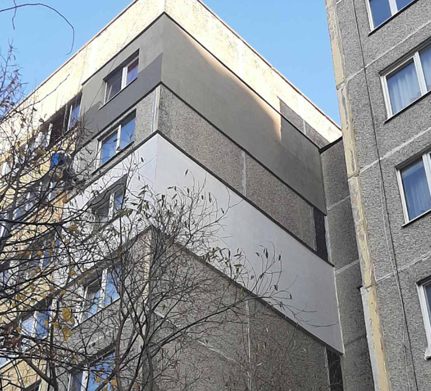 Зовнішнє утеплення квартир багатоповерхового будинку